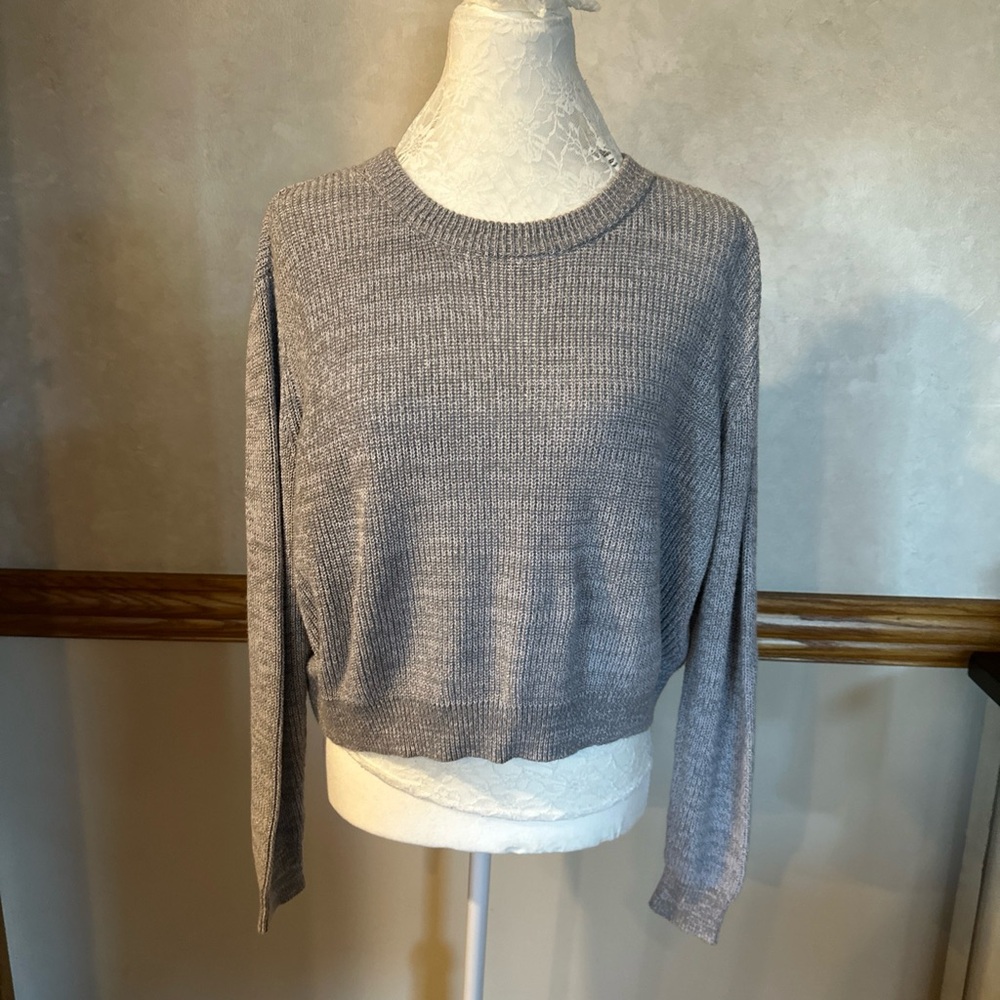 Gray cotton-on knit  Sweater size small